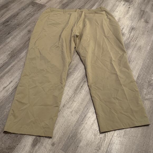 Under Armour Tech Golf Pants Men 42x28.5 Tan Lightweight Loose Performance - Picture 3 of 7